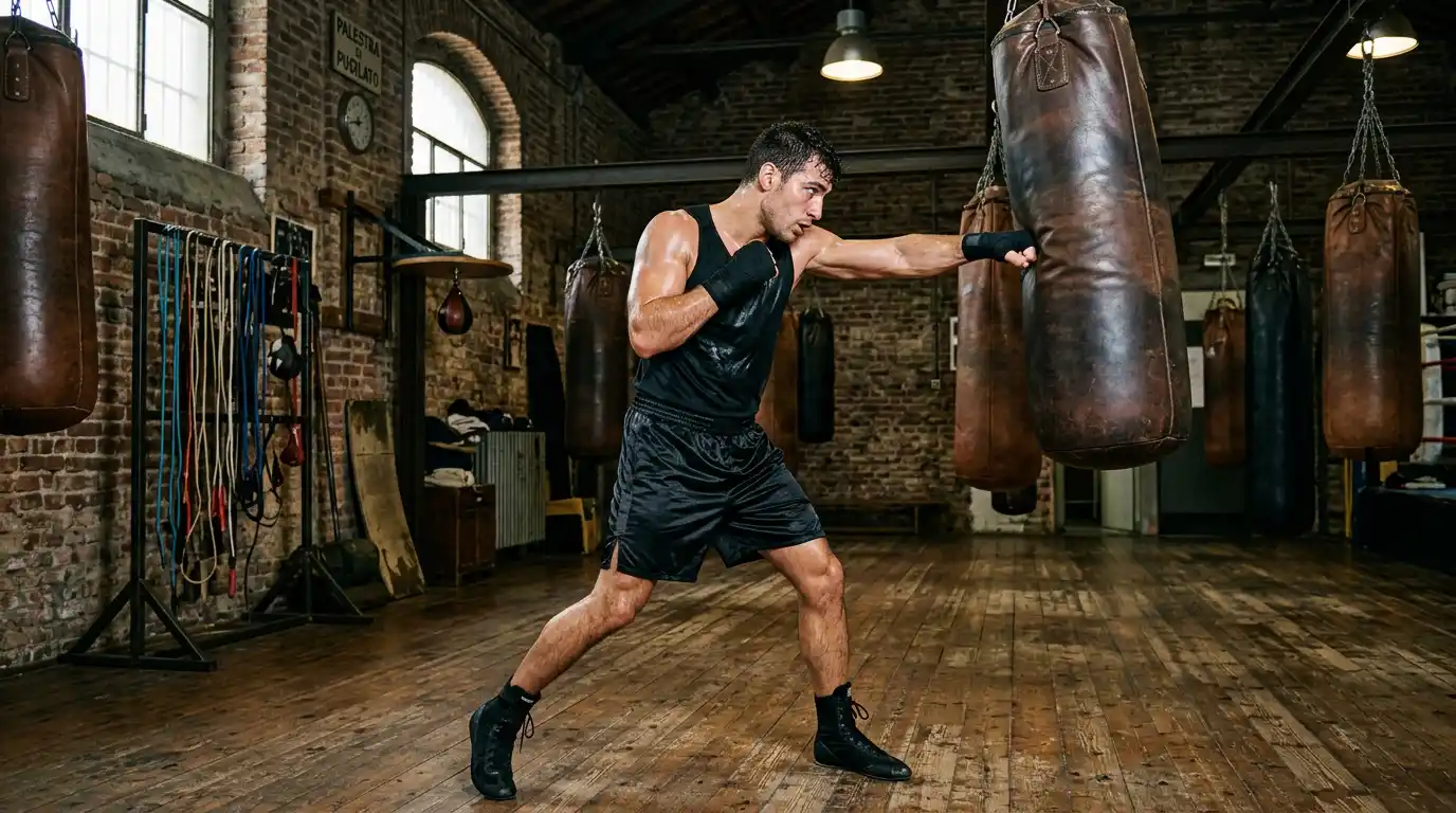 Analisi dello stile di combattimento e del record di un pugile professionista